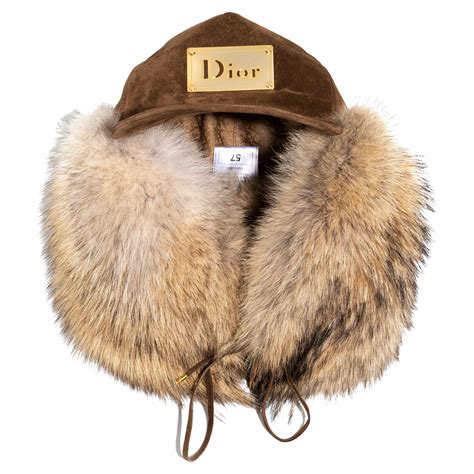 Cappelli Dior in Pelle Marrone taglia 56 cm 